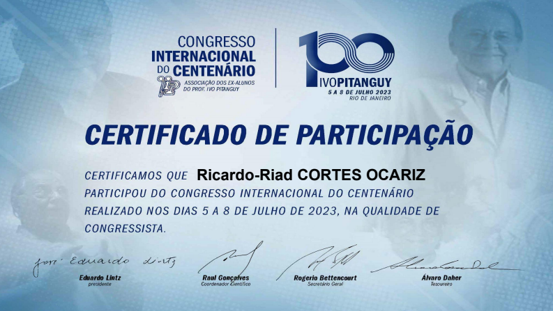Certificado participacion